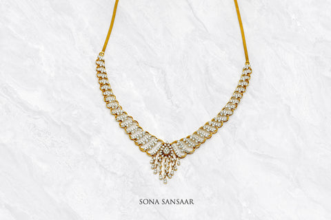 Elara's Diamond Necklace | Sona Sansaar