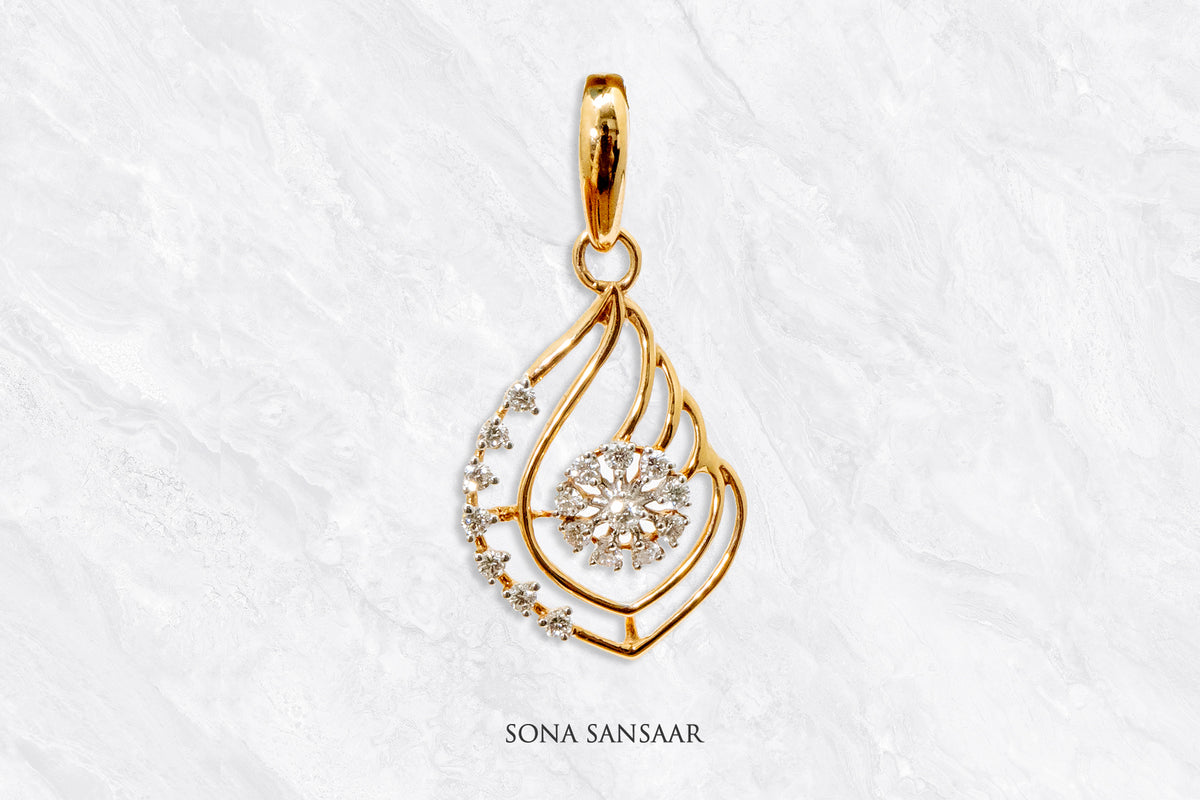 Dewdrop Diamond Pendant | Sona Sansaar