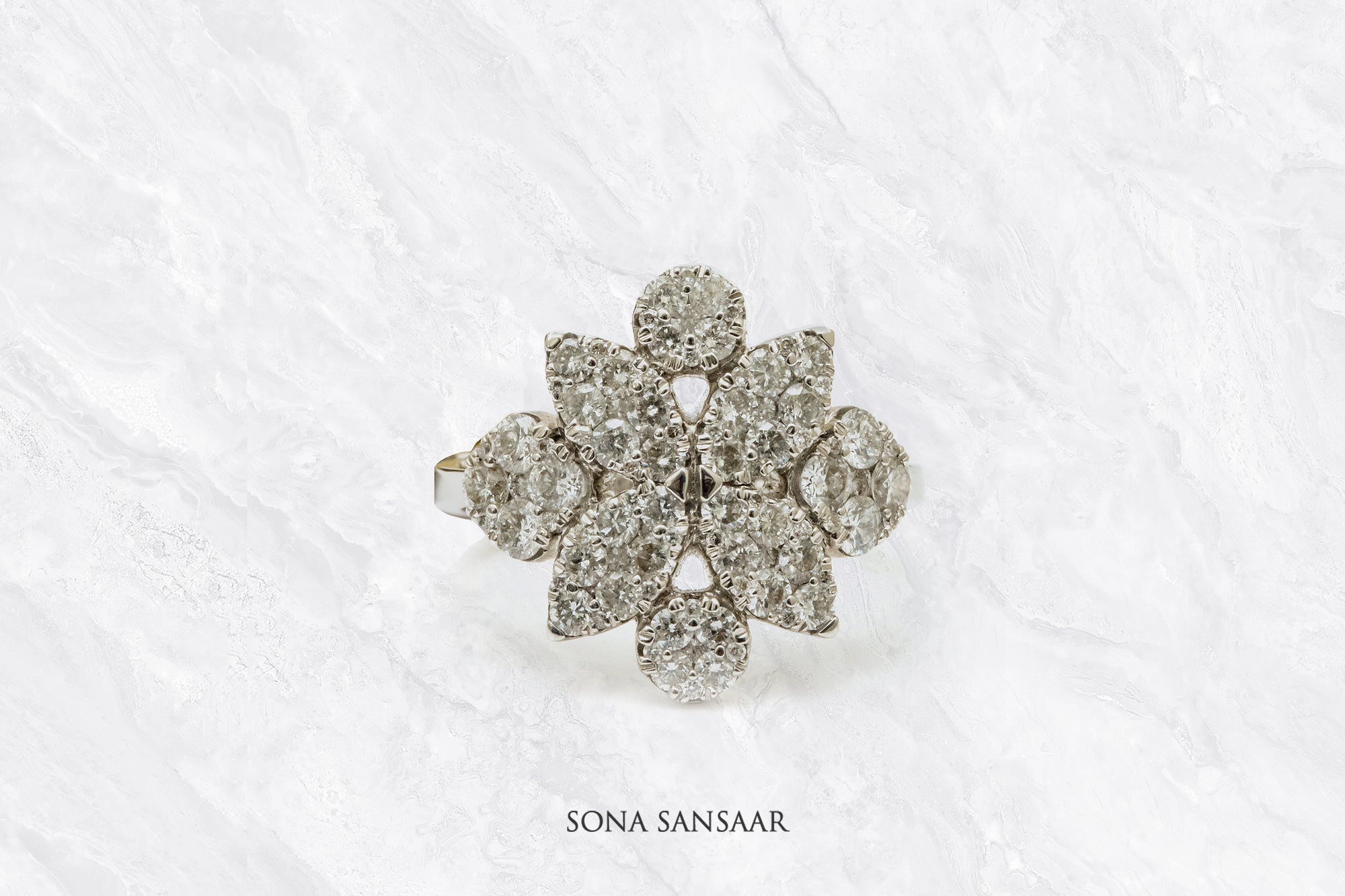 Frostelle Diamond Ring | Sona Sansaar
