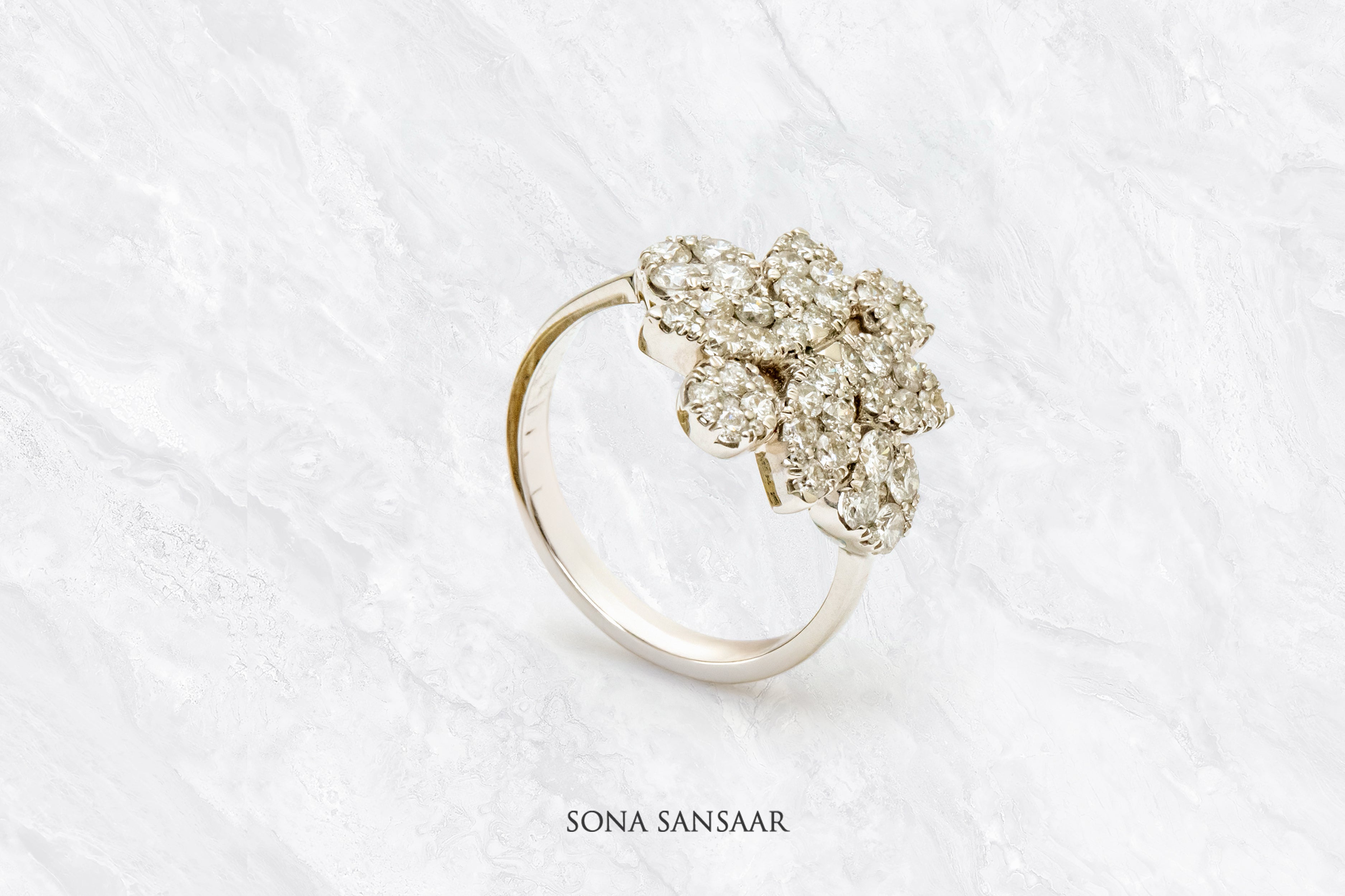 Frostelle Diamond Ring | Sona Sansaar | Sona Sansaar