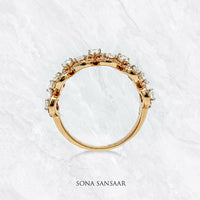 Thumbnail for Radiant Ripple Diamond Ring | Sona Sansaar