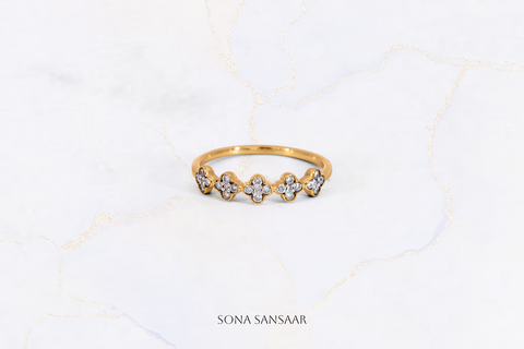 Spade Diamond Ring | Sona Sansaar