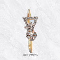 Thumbnail for Geometric Diamond Ring | Sona Sansaar
