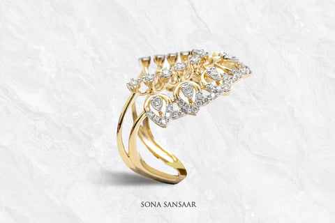 Royal Empress Diamond Ring | Sona Sansaar