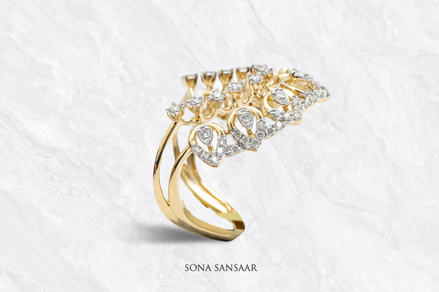 Royal Empress Diamond Ring | Sona Sansaar