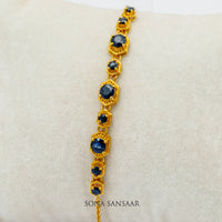 Thumbnail for Midnight Stone Gold Bracelet | Sona Sansaar