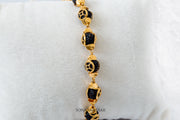 Nightcore Gold Rudraksha Bracelet | Sona Sansaar