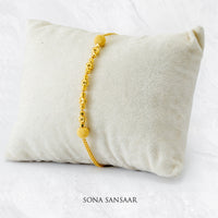 Thumbnail for Polaris Ball Gold Bracelet | Sona Sansaar