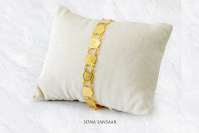 Seal Gold Sovereign Bracelet | Sona Sansaar