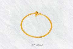 Solara Gold Anklet | Sona Sansaar