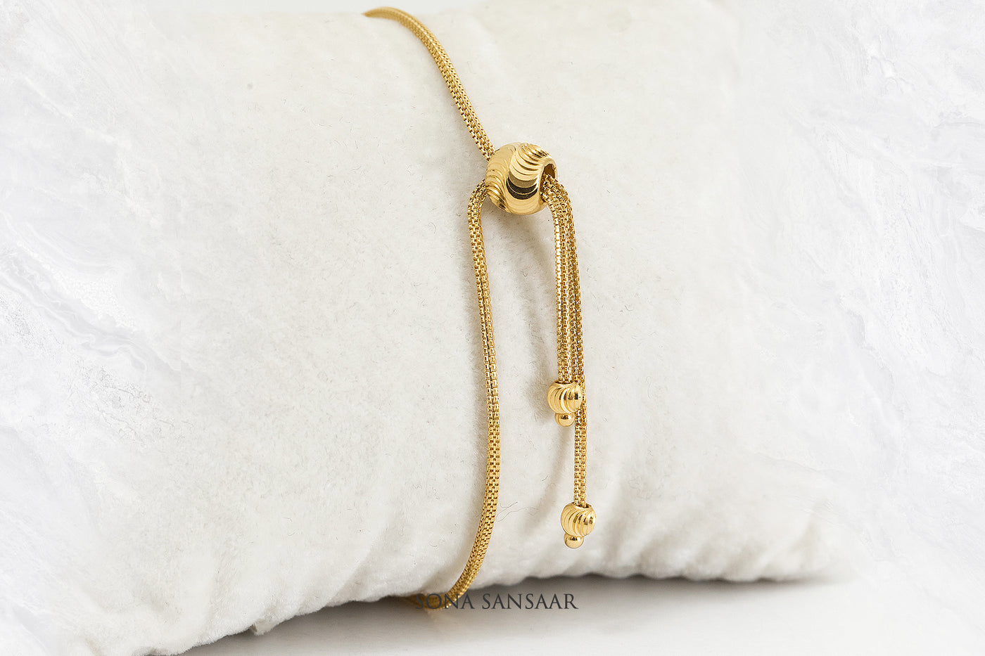 Orb Gold Ball Bracelet | Sona Sansaar