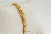 Shimmer Gold Ball Bracelet | Sona Sansaar