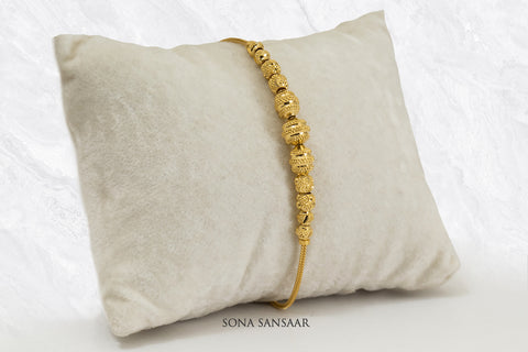 Stellar Gold Ball Bracelet | Sona Sansaar