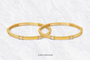 Illume Gold Bangles | Sona Sansaar