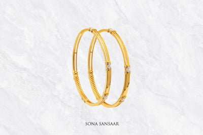 Illume Gold Bangles | Sona Sansaar