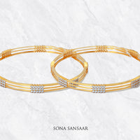 Thumbnail for Velora Shine Bangles | Sona Sansaar