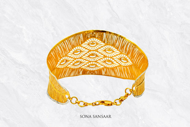 Sunbeam Mesh Bangle | Sona Sansaar