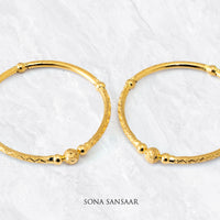 Thumbnail for Horizon Ball Bangles | Sona Sansaar