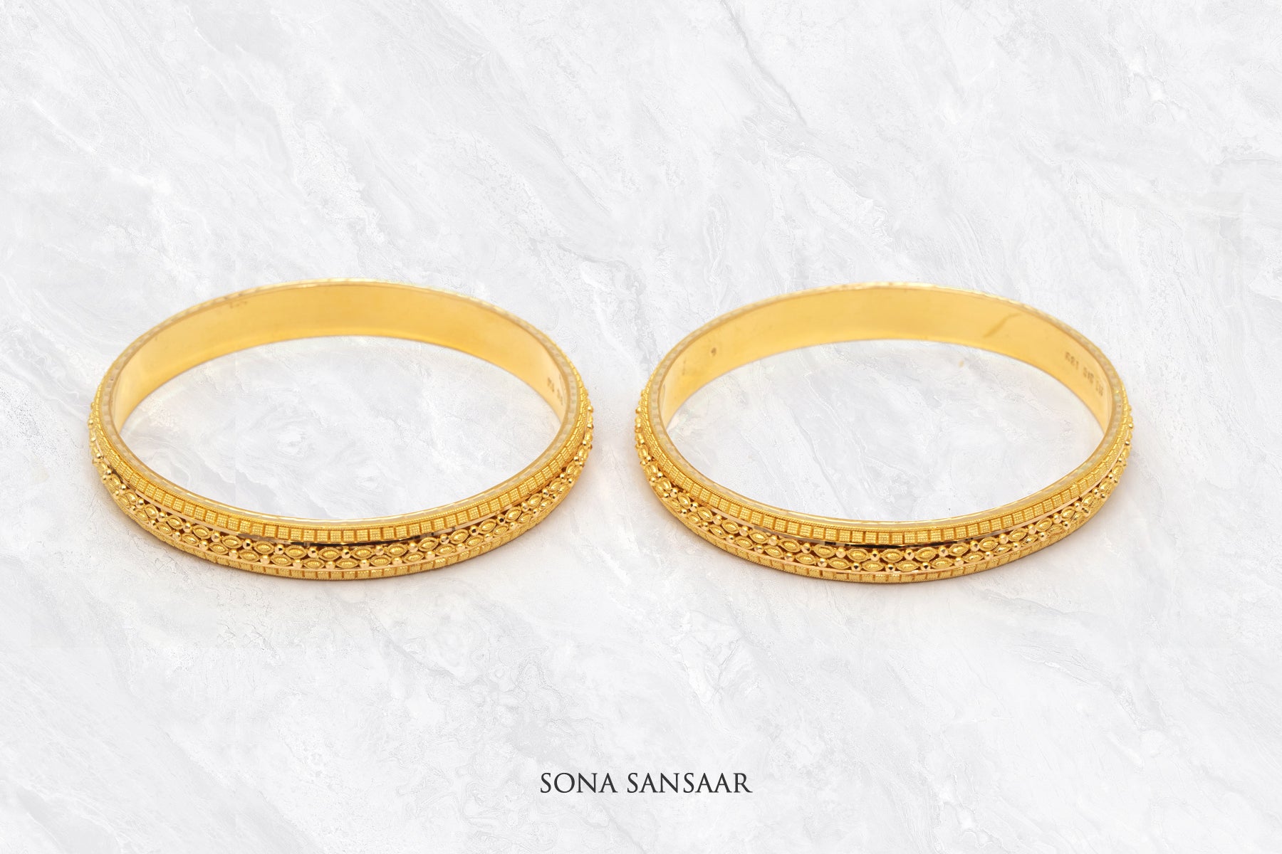 Empress Calcutti Bangle Pair | Sona Sansaar