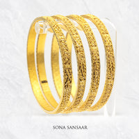 Thumbnail for Imperium 4-Piece Gold Bangles | Sona Sansaar