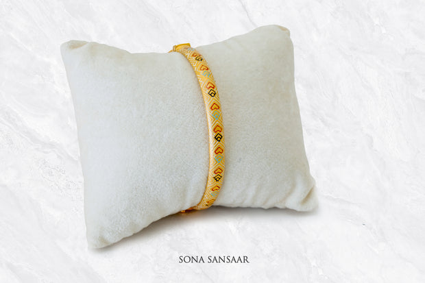 Zahra Gold Bangle | Sona Sansaar