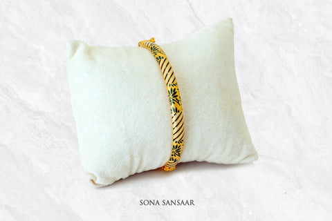 Golden Epoch Bangle | Sona Sansaar