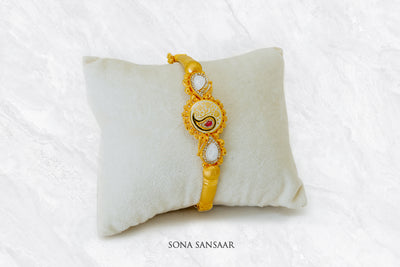 Golden Epoch Bangle | Sona Sansaar