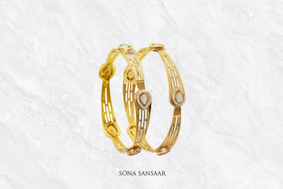 Astra Drape Bangles | Sona Sansaar