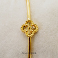 Thumbnail for Clover Clasp Bangle | Sona Sansaar