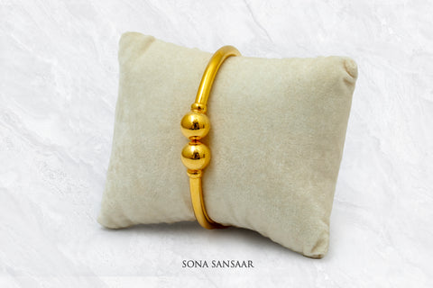 Orb Gold Bangle | Sona Sansaar