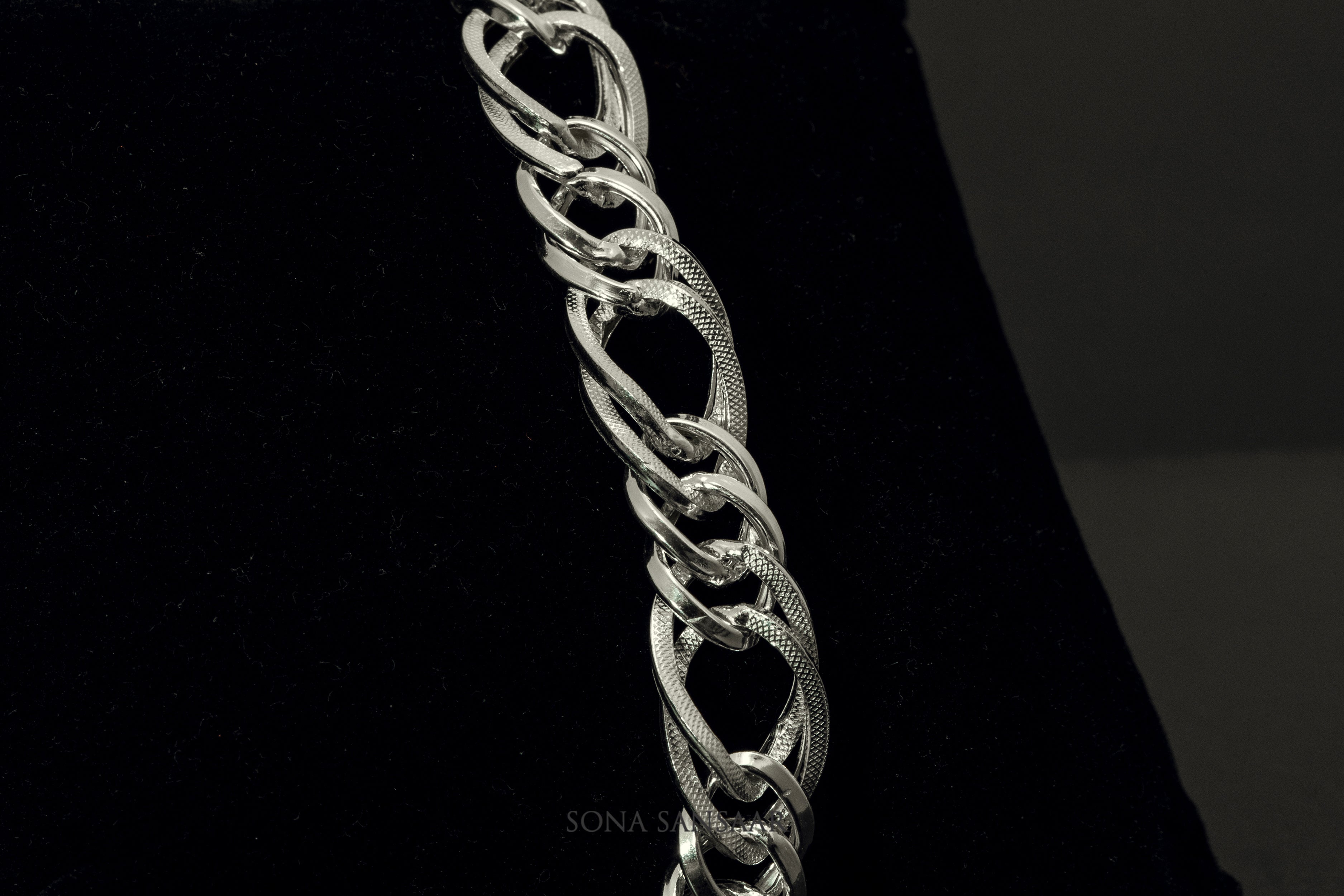 Glavine Sterling Silver Bracelet | Sona Sansaar
