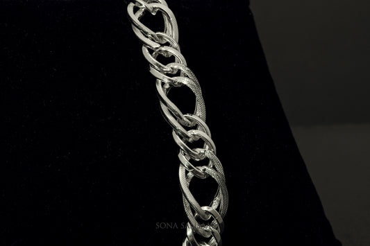 Glavine Sterling Silver Bracelet | Sona Sansaar