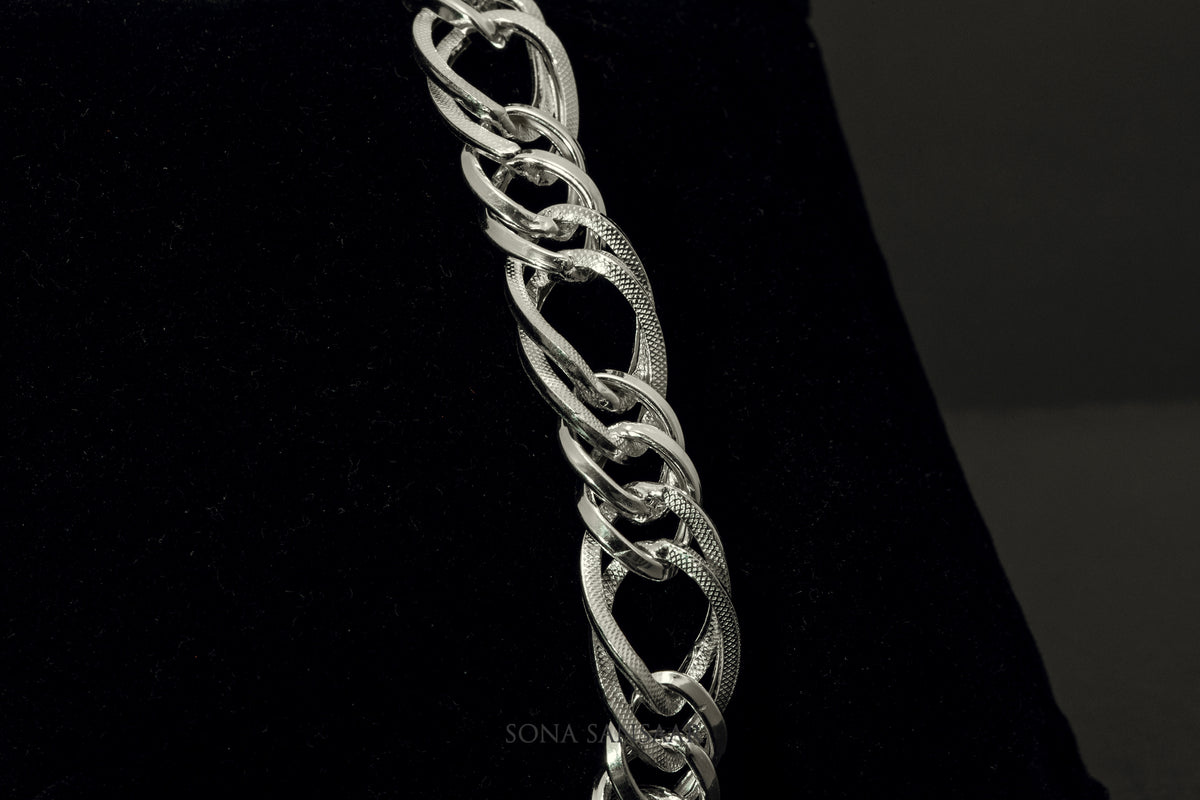 Glavine Sterling Silver Bracelet | Sona Sansaar