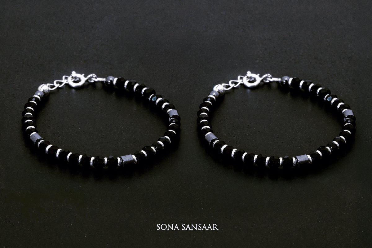 Speck Silver Bangle| Sona Sansaar
