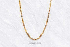 Catena Italian Gold Clip Chain | Sona Sansaar