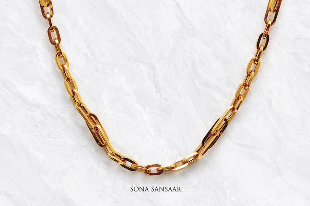 Catena Italian Gold Clip Chain | Sona Sansaar