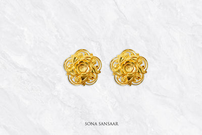 Blossom Crest Studs | Sona Sansaar