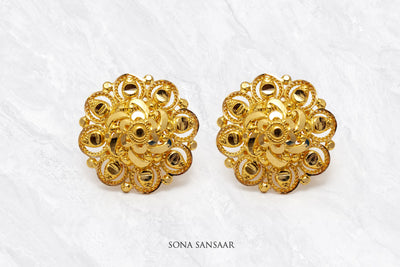 Empress Floral Studs | Sona Sansaar