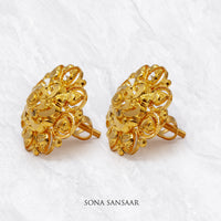 Thumbnail for Empress Floral Studs | Sona Sansaar