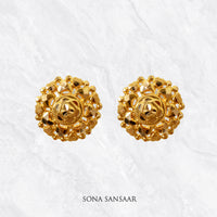 Thumbnail for Sunlit Lotus Studs | Sona Sansaar