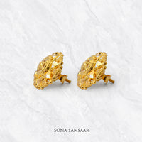 Thumbnail for Sunlit Lotus Studs | Sona Sansaar