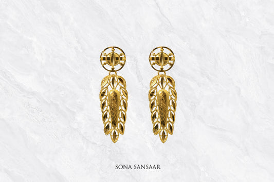 Solar Fern Earrings | Sona Sansaar