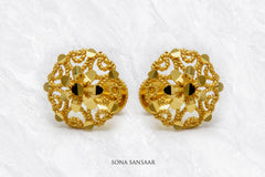 Sunburst Stud Earrings | Sona Sansaar