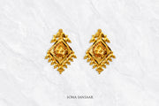 Solis Crest Studs | Sona Sansaar