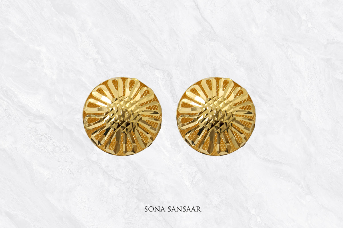 Shining Crest Studs | Sona Sansaar