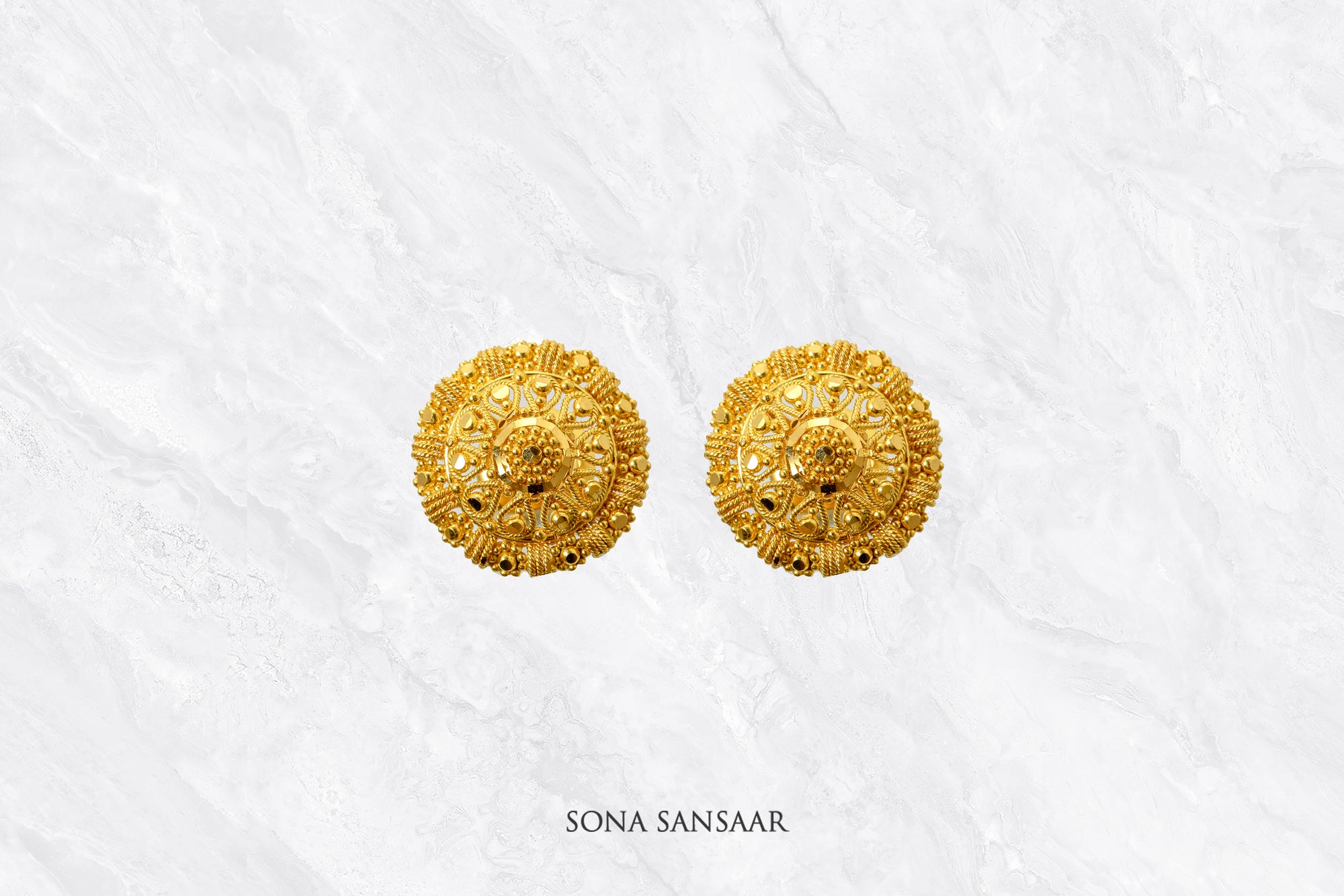 Radiant Flora Studs | Sona Sansaar