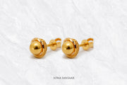 Chakrika Gold Culcutti Studs | Sona Sansaar