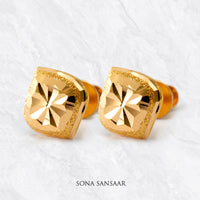 Thumbnail for Vistara Gold Culcutti Studs | Sona Sansaar