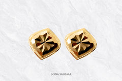 Vistara Gold Culcutti Studs | Sona Sansaar
