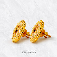Thumbnail for Arunika Gold Culcutti Studs | Sona Sansaar